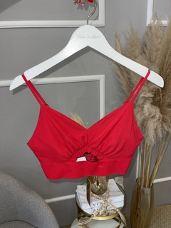 Cropped Gatabakana Moderno Vermelho M