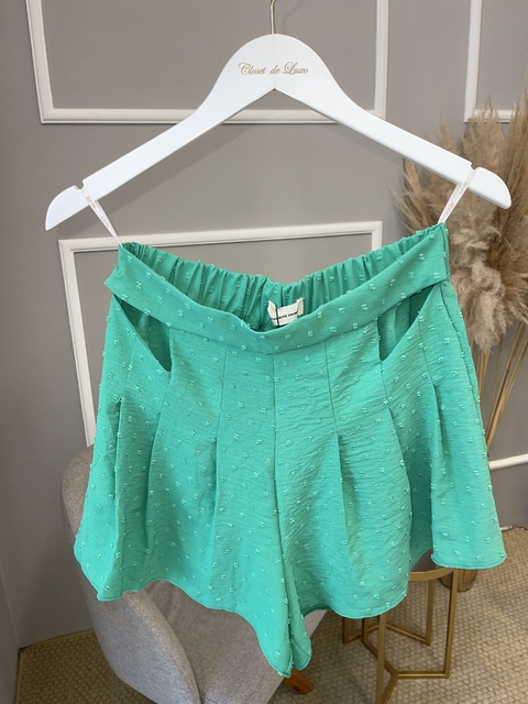 Short MYFT gode verde bandeira M