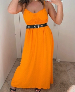 Vestido MYFT Super Midi Laranja M