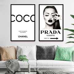 Díptico Coco Chanel -01- - comprar online