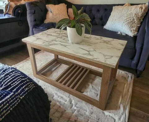 Mesa Ratona 90*50 Simil Piedra