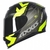Capacete Axxis Eagle Diagon Matt Preto Amarelo