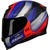Capacete Axxis Eagle Tecno Matte Azul Preto Vermelho
