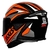 Capacete Axxis Eagle Power Gloss Black Orange Grey - comprar online
