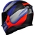 Capacete Axxis Eagle Tecno Matte Azul Preto Vermelho - comprar online