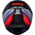 Capacete Axxis Eagle Tecno Matte Azul Preto Vermelho na internet