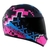 Capacete Norisk FF391 Pixel Matte Preto Azul Rosa na internet