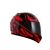 Capacete Norisk FF391 Stunt Cutting Preto Vermelho na internet