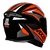 Capacete Axxis Eagle Power Gloss Black Orange Grey - RACEBOX CONCESSIONÁRIA SUZUKI