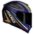Capacete Axxis Eagle Italy Matte Preto Cinza Azul - loja online