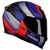 Capacete Axxis Eagle Tecno Matte Azul Preto Vermelho - loja online