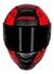 Capacete Axxis Eagle Breaking Preto Vermelho