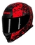 Capacete Axxis Eagle Breaking Preto Vermelho - comprar online
