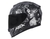 CAPACETE ASX EAGLE CATRINA FOSCO CINZA BRANCO PRETO