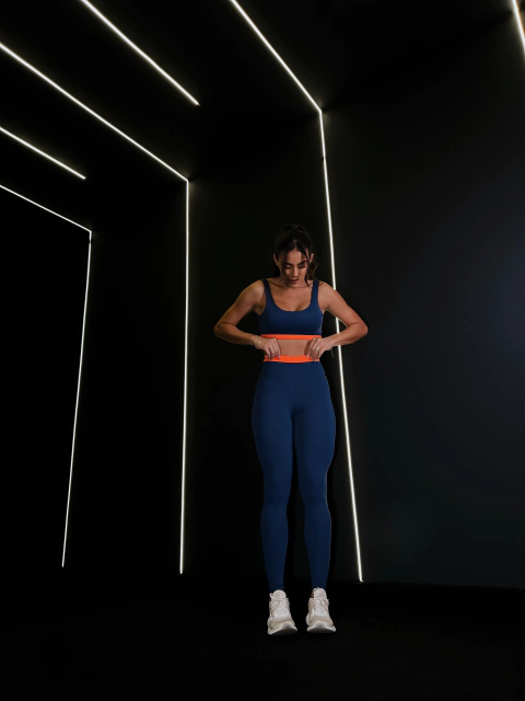 CONJUNTO TWOCOLLORS - AZUL MARINHO