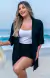 Kimono Saída de Praia Preto na internet