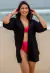 Imagem do Kimono Saída de Praia Preto