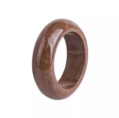 Pulseira resina brown sugar