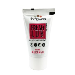 Gel Lubrificante Beijável Fresh Lub Morango 25G