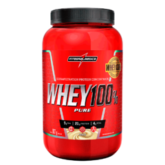 WHEY 100% PURE (907G) INTEGRALMÉDICA - loja online