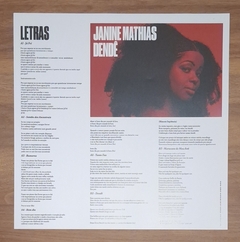 LP JANINE MATHIAS - DENDÊ - Aqui Jazz Discos