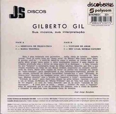 7" GILBERTO GIL - SUA MÚSICA, SUA INTERPRETAÇÃO - comprar online
