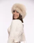 Gorro efecto pelo beige - comprar online