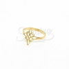 Anillo de Acero Dorado AAR83 - comprar online