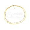Cadena de Acero dorado doble DCA01 - comprar online