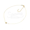 Cadena de Acero dorado con dije DCA07 - comprar online