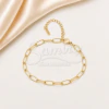 Pulsera Acero dorado DPU100