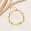 Pulsera Acero dorado DPU16
