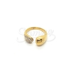 Anillo de Acero Dorado NA1442 - comprar online