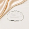 Pulsera de Acero Blanco NB1406
