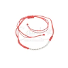 Pulsera/tobi hilo con Acero Blanco NB2197