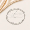 Pulsera de Acero Blanco NB2233