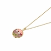 Cadena de Acero dorado con dije NC1535 - comprar online