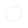 Cadena de Acero Blanco con dije NC1845