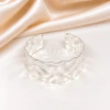 Pulsera Esclava de Acero Blanco NE393
