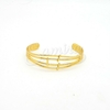 Pulsera esclava de Acero dorado NE270 - comprar online