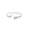 Pulsera Esclava de Acero Blanco NE274 - comprar online