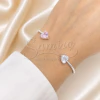 Pulsera Esclava de Acero Blanco NE391