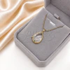 Cadena de Acero Dorado con dije PCA140