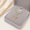 Cadena de Acero Dorado con dije PCA162