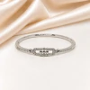 Pulsera Esclava Plateada PPU29