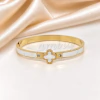 Pulsera Esclava Acero Dorado PPU44
