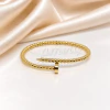 Pulsera Esclava Acero Dorado PPU56