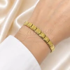 Pulsera Acero Dorado PPU64