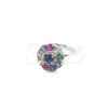 Anillo Plateado giratorio QAM56 - comprar online