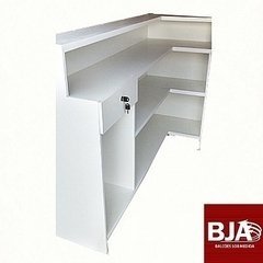 Balcão Em L MDF Branco Caixa Ref: 123698